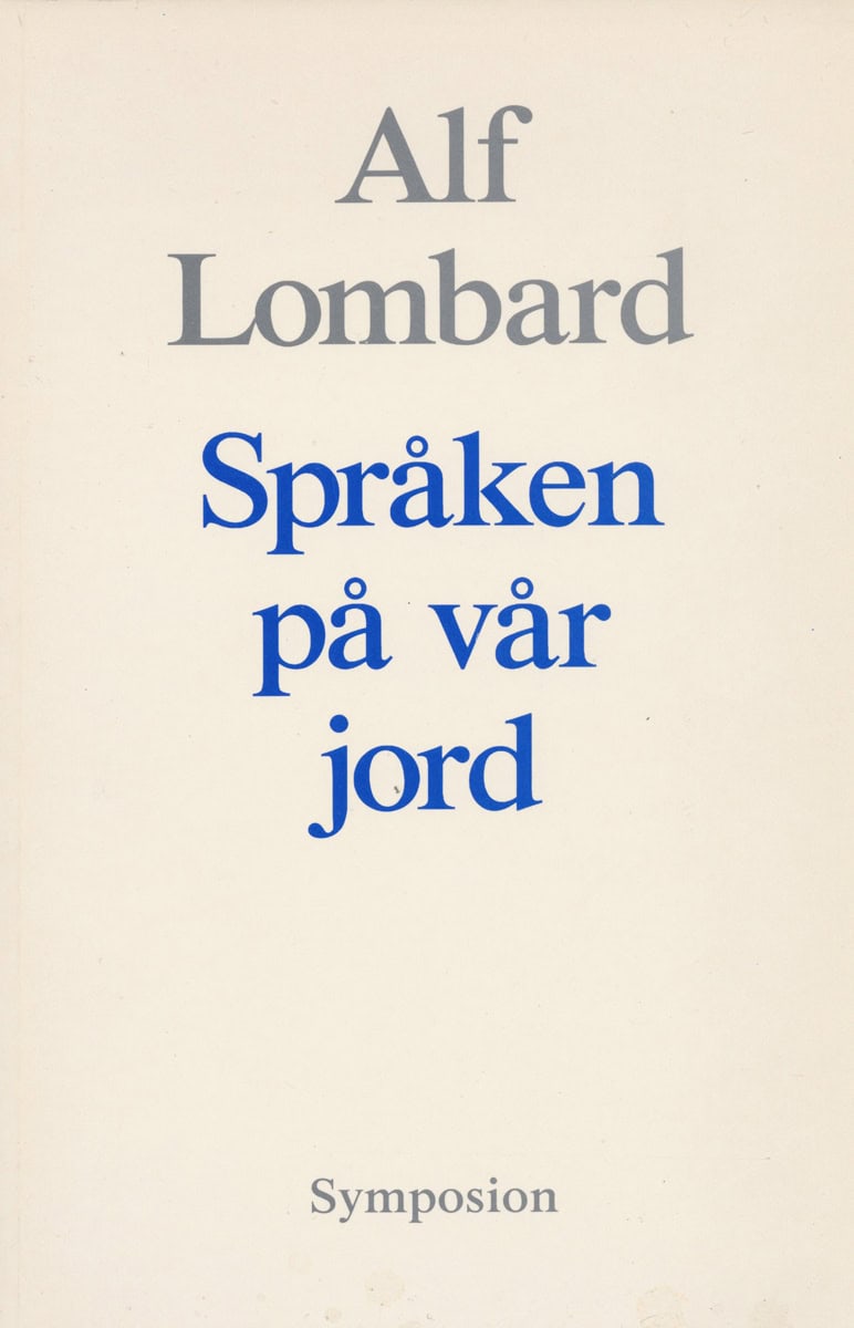 Alf Lombard : Språken på vår jord