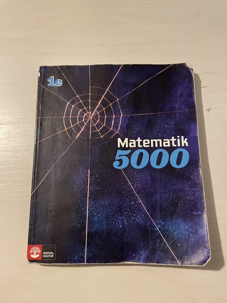 Alfredsson Lena : Matematik 5000 1c blå lärobok