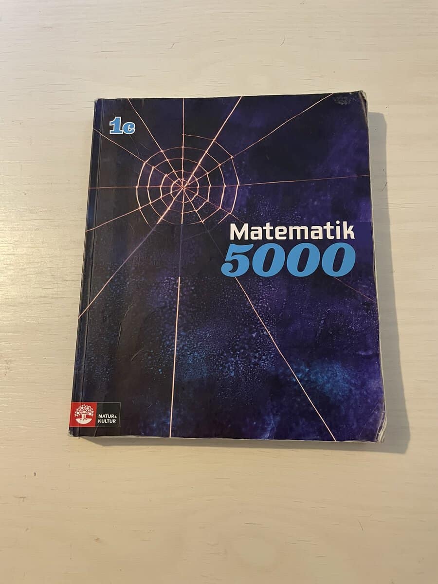 Alfredsson Lena : Matematik 5000 1c blå lärobok