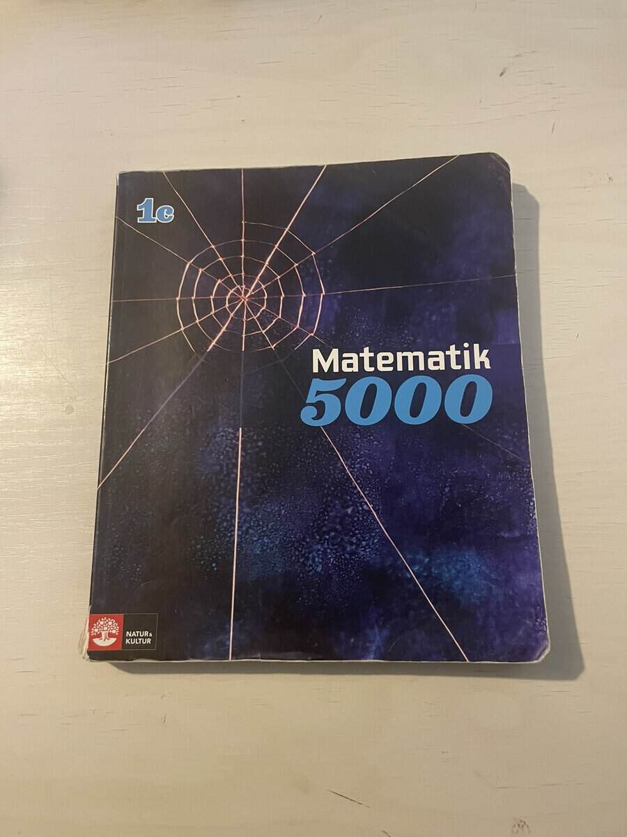 Alfredsson Lena : Matematik 5000 1c blå lärobok