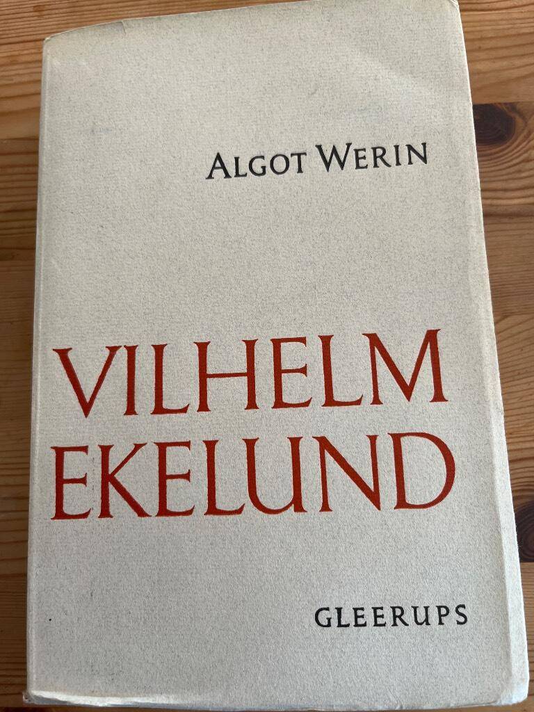 Algot Werin : Vilhelm Ekelund