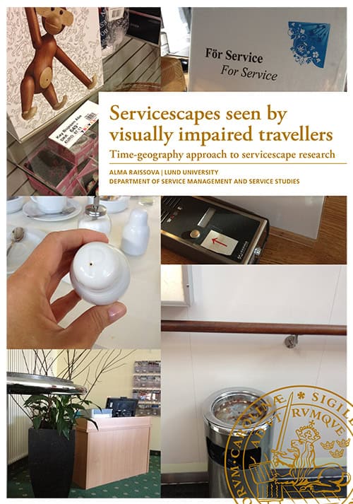 Alma Raissova : Servicescapes seen by visually impaired travellers