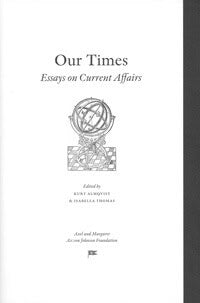 Almqvist, Kurt ; Thomas, Isabella [red.] : Our times