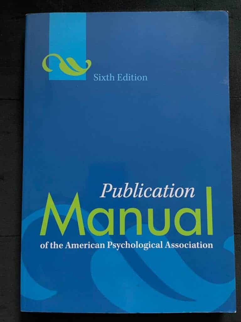 American Psychological Association : Publication manual of the American Psychological Association