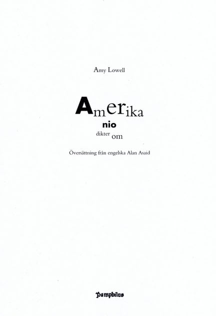 Amy Lowell : Pamphilus