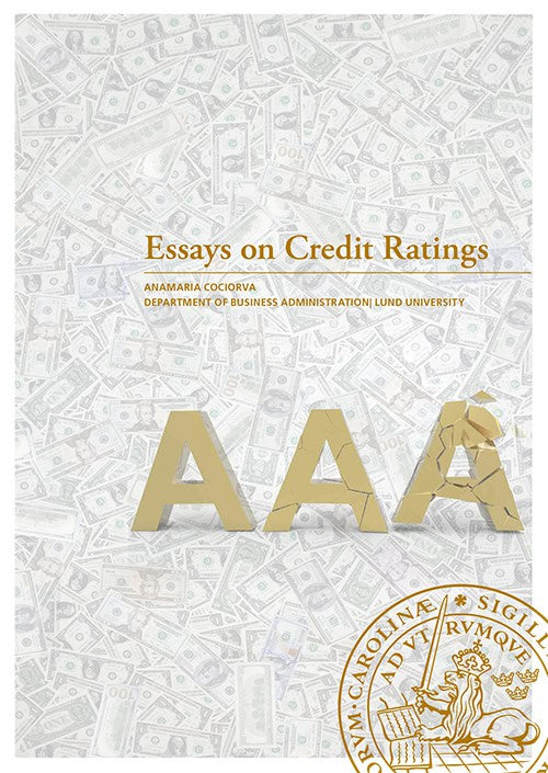 Anamaria Cociorva : Essays on Credit Ratings