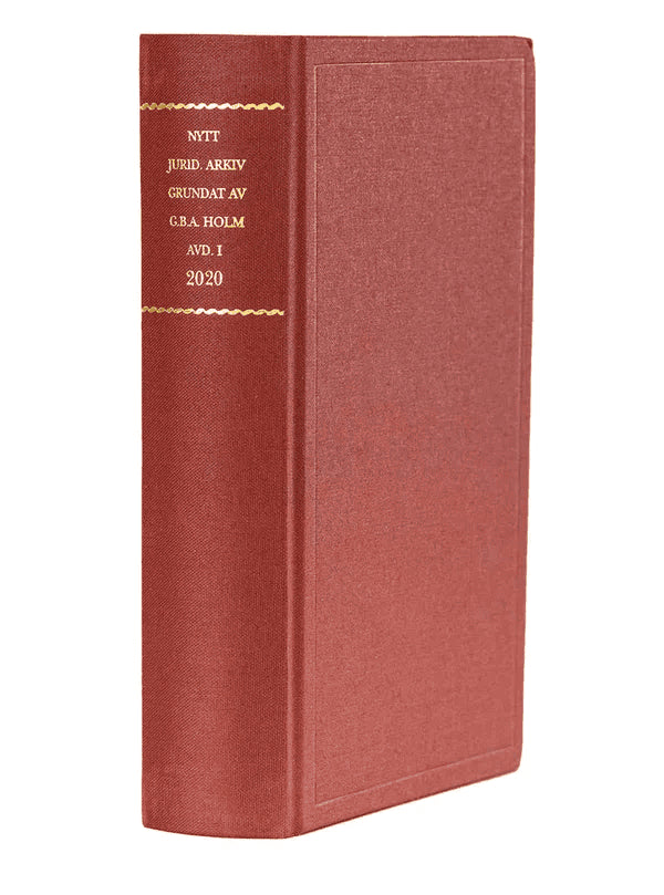 Anders Knutsson : Nytt juridiskt arkiv Avd. 1, Rättsfall från Högsta domstolen 2020