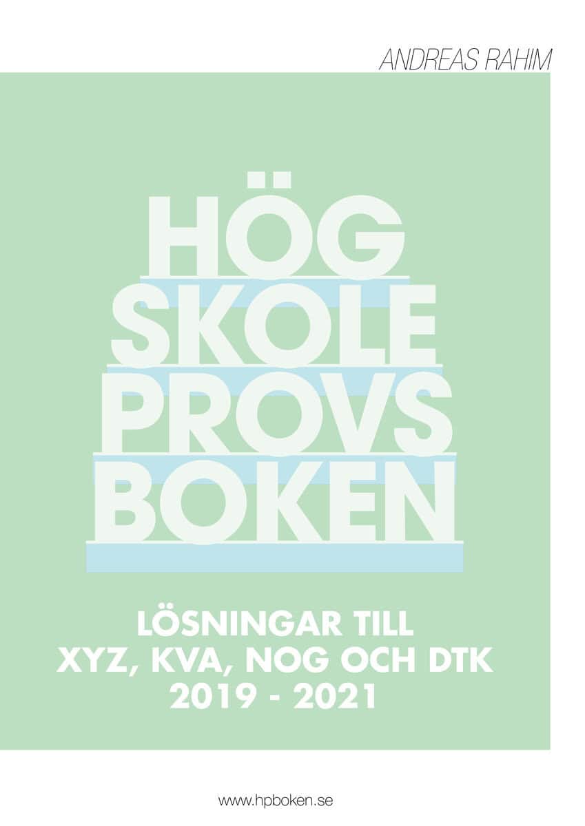 Andreas Rahim : Högskoleprovsboken