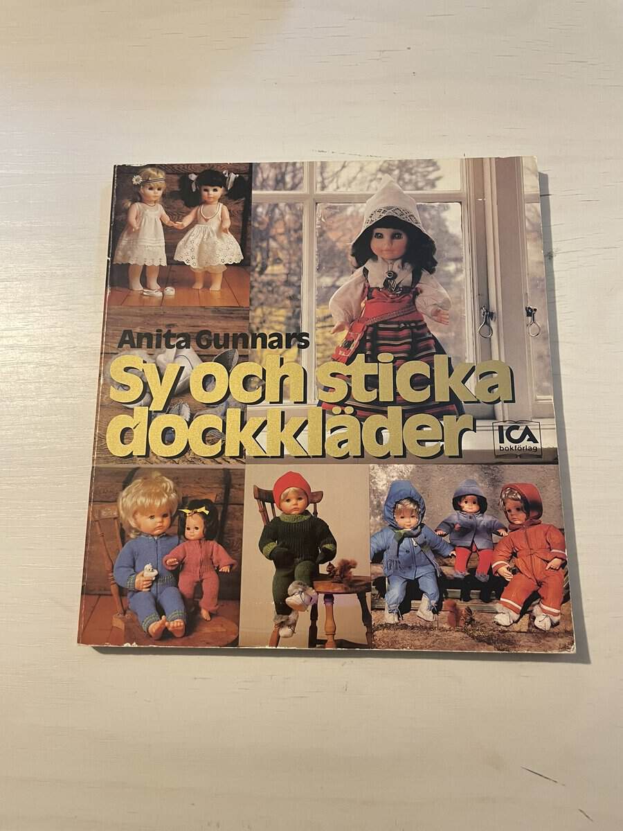 Anita Gunnars : Sy och sticka dockkläder