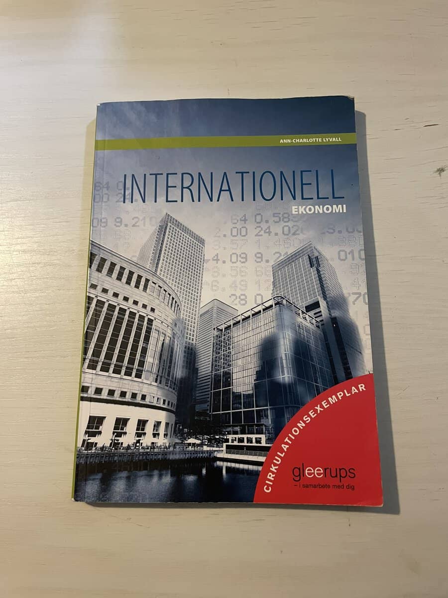 Ann-Charlotte Lyvall : Internationell ekonomi