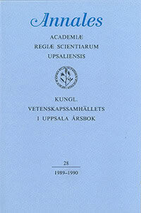 Annales Academiae regiae scientiarum Upsaliensis