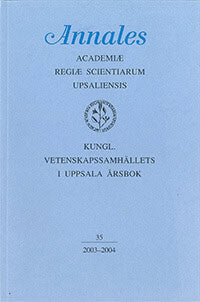 Annales Academiae regiae scientiarum Upsaliensis