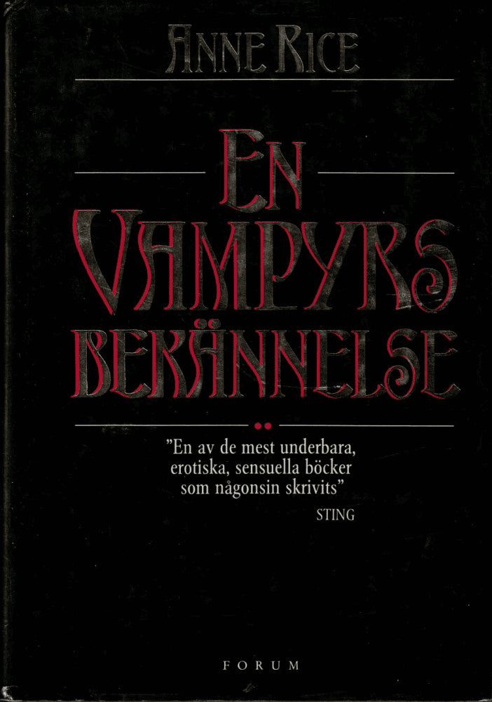 Anne Rice : En vampyrs bekännelse