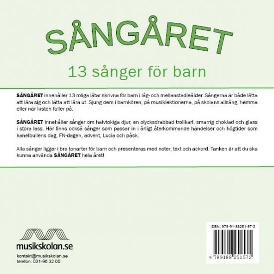 Anneli Enorson Larsson : Sångåret