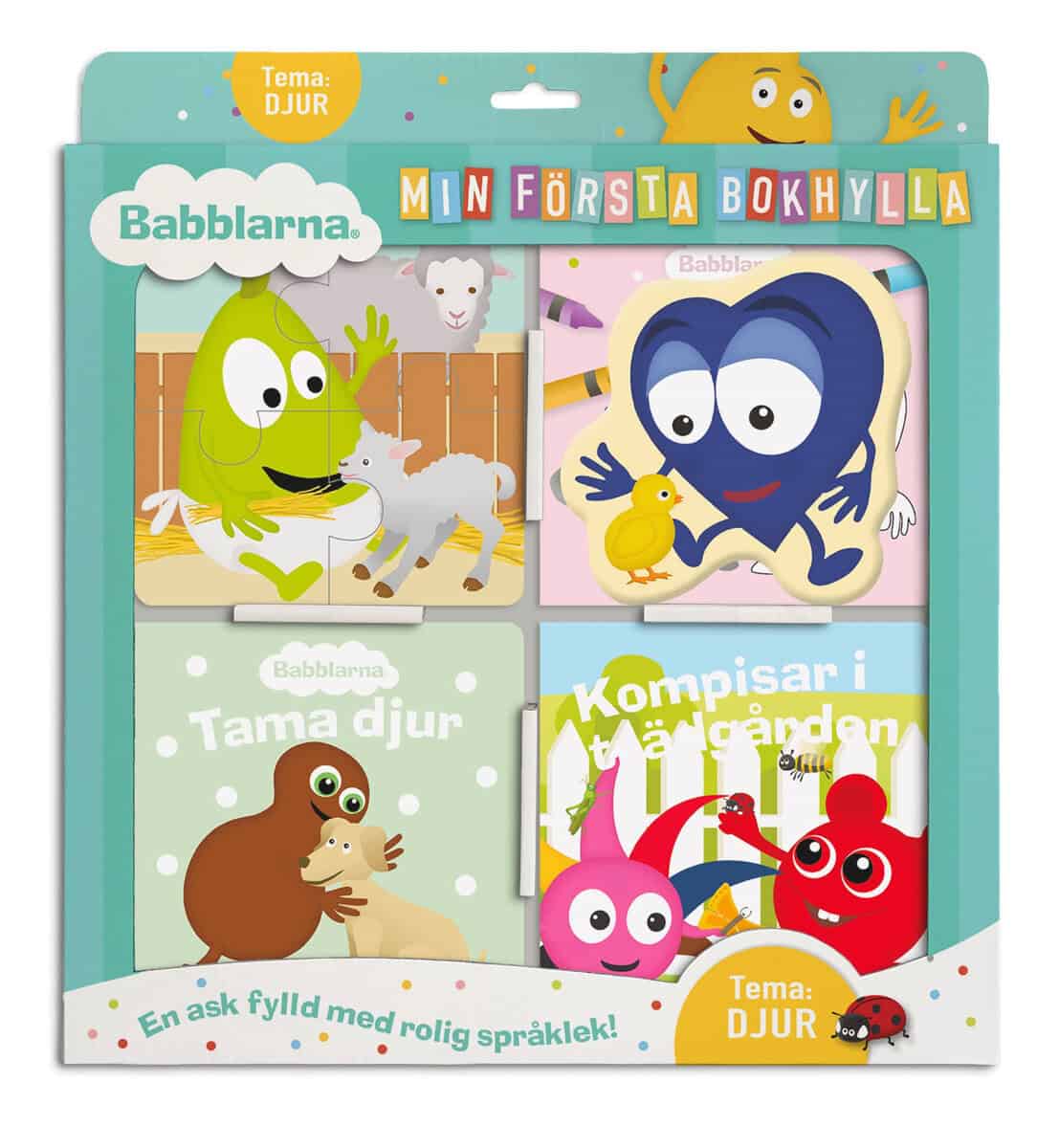 Anneli Tisell : Babblarna, Min första bokhylla, tema Djur