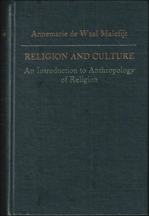 Annemarie Malefijt De Waal : Religion and culture