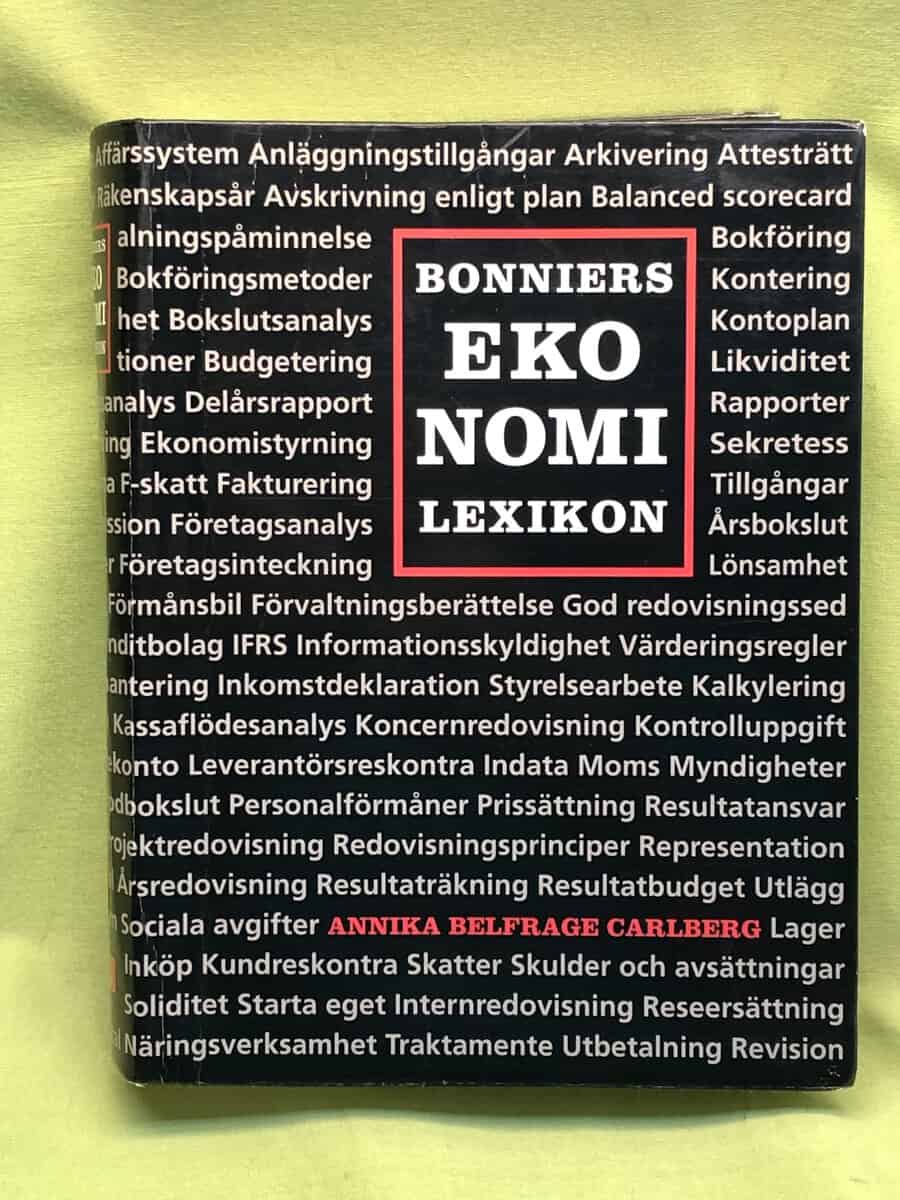 Annika Belfrage Carlberg : Bonniers ekonomilexikon