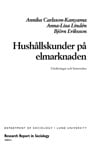 Annika Carlsson-Kanyama : Research Report in Sociology