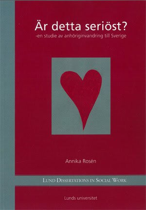Annika Rosén : Lund Dissertations in Social Work