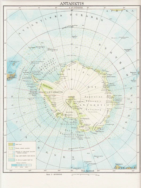 [Antarktis ; karta] : ANTARKTIS