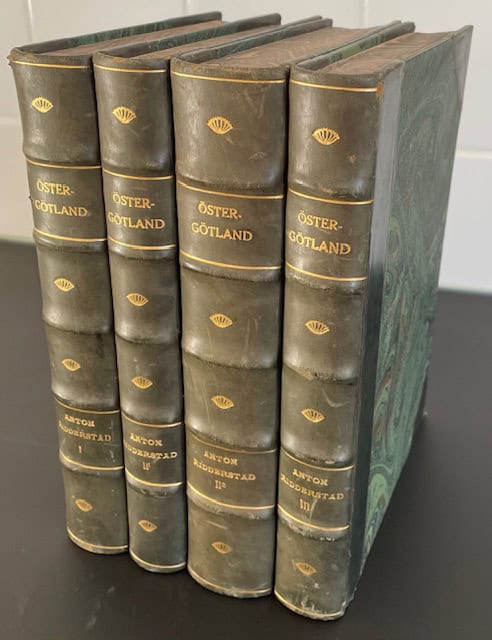 Anton. Ridderstad : Östergötland I-III.