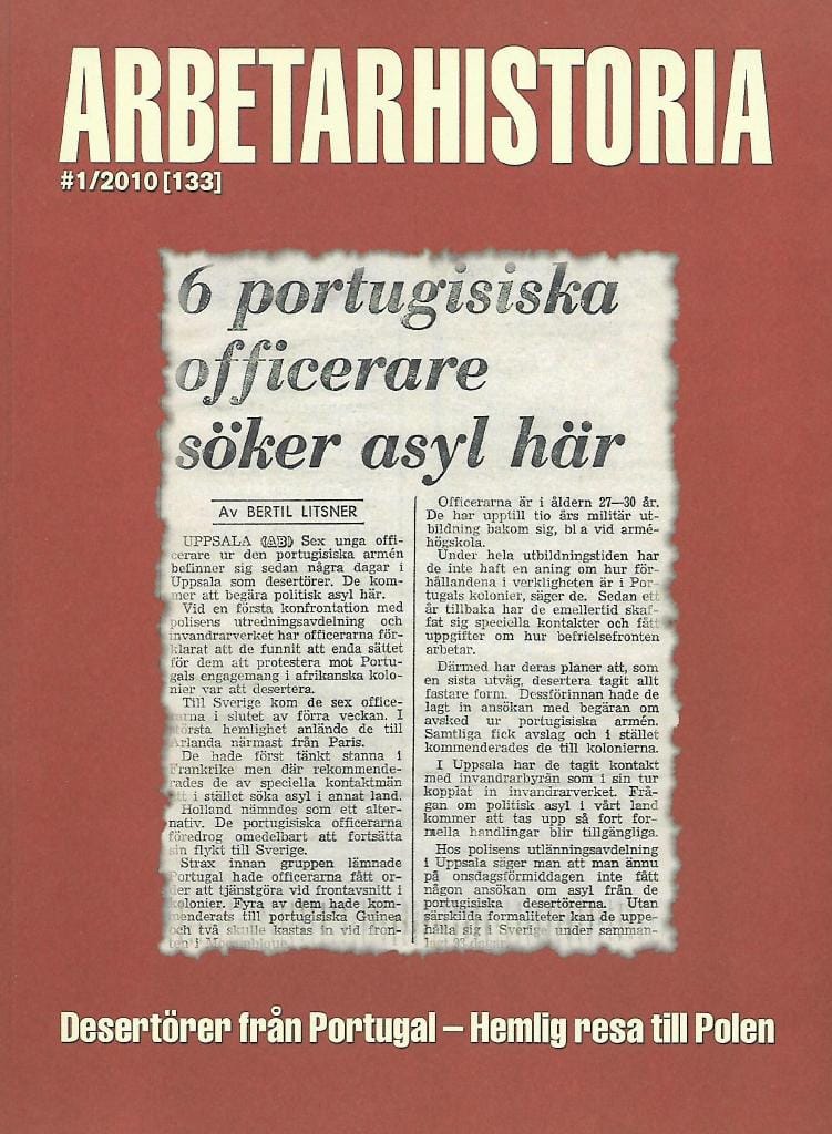 Arbetarhistoria. Nr 1/2010 - Desertörer från Portugal