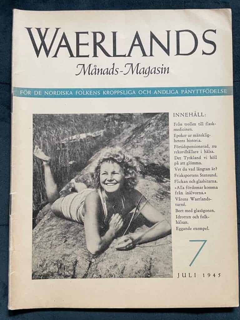 Are Waerland : Waerlands Månads-Magasin nr 7 1945