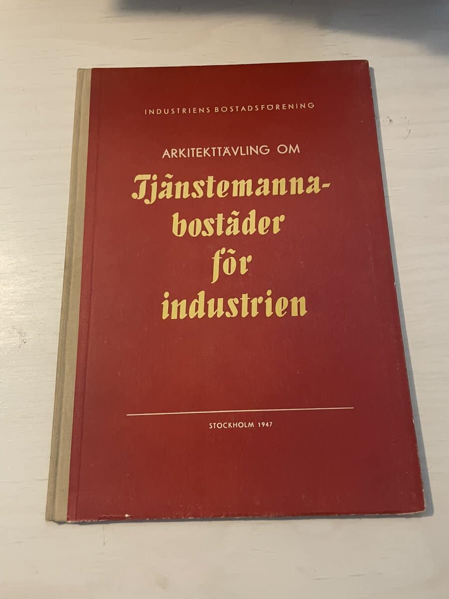 Arkitekttävling om tjänstemannabostäder för industrien