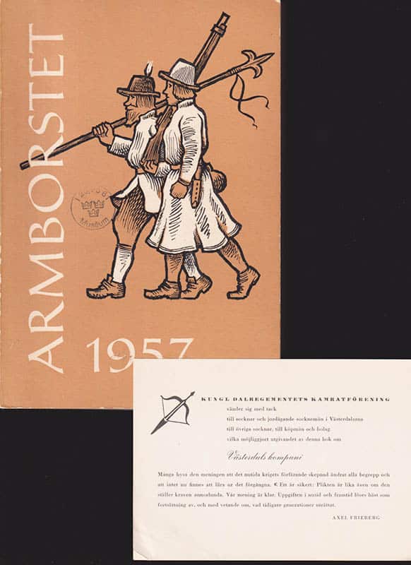 Armborstet 1957. Årsskrift för Kungl. Dalregementets Kamratförening