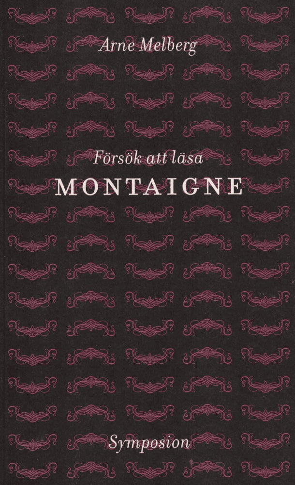 Arne Melberg : Försök att läsa Montaigne