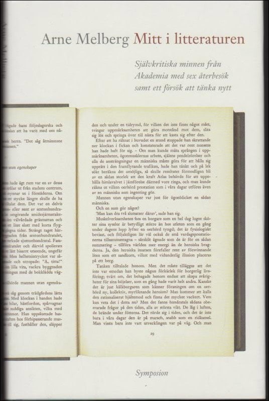 Arne Melberg : Mitt i litteraturen