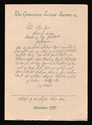 Arngrimur Thorkilsson : Den tredie part af det saa kaldede gamle og nye Grønlands beskrifvelse