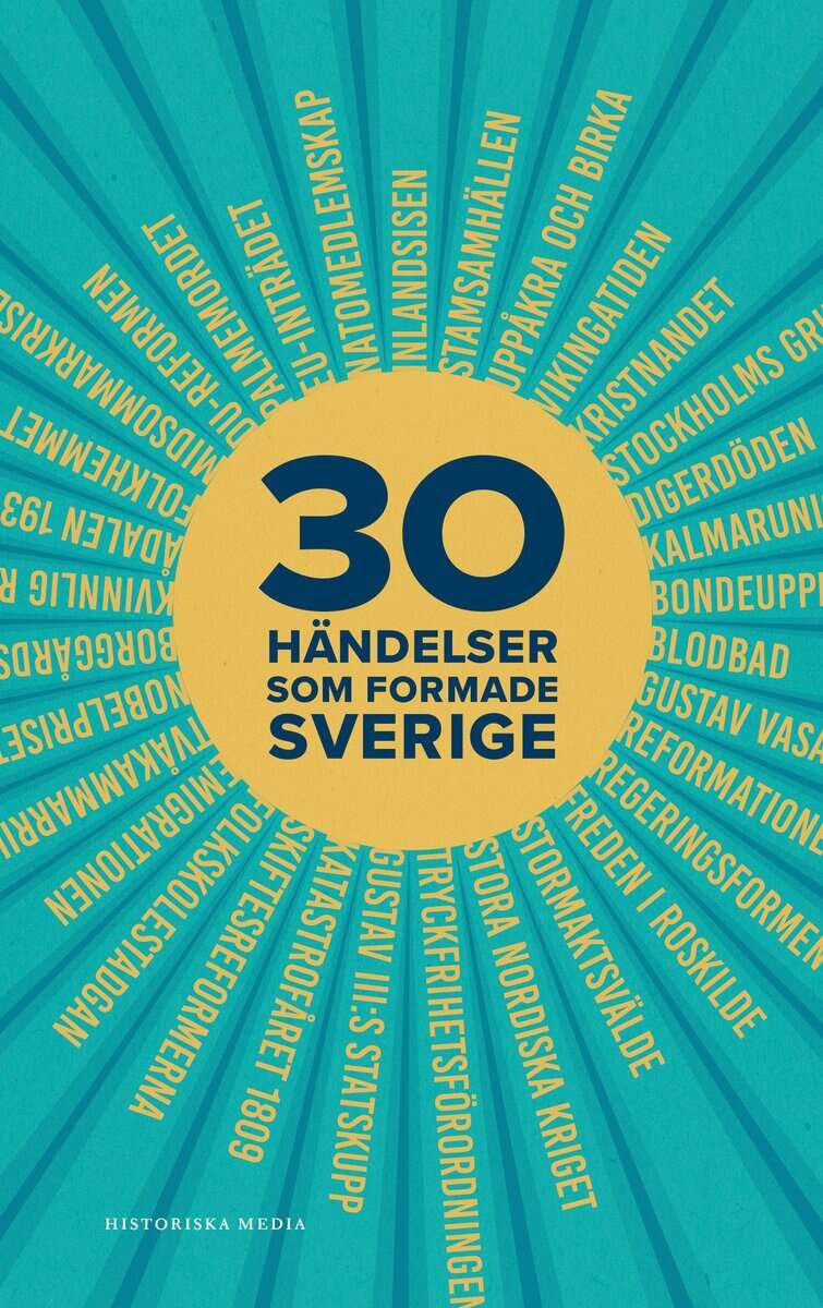 Arnstad, Henrik ; Axberger, H-G ; Berggren, Henrik ; Blom, Tomas ; Carlberg, Ingrid ; Dackling, Martin ; Dahl, Ann-Sofie ; Edling, Nils ; Ekero Eriksson, Kristina ; Ericson Wolke, Lars : 30 händelser som formade Sverige