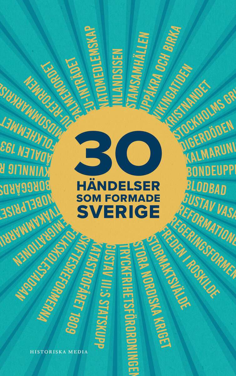 Arnstad, Henrik ; Axberger, H-G ; Berggren, Henrik ; Blom, Tomas ; Carlberg, Ingrid ; Dackling, Martin ; Dahl, Ann-Sofie ; Edling, Nils ; Ekero Eriksson, Kristina ; Ericson Wolke, Lars : 30 händelser som formade Sverige