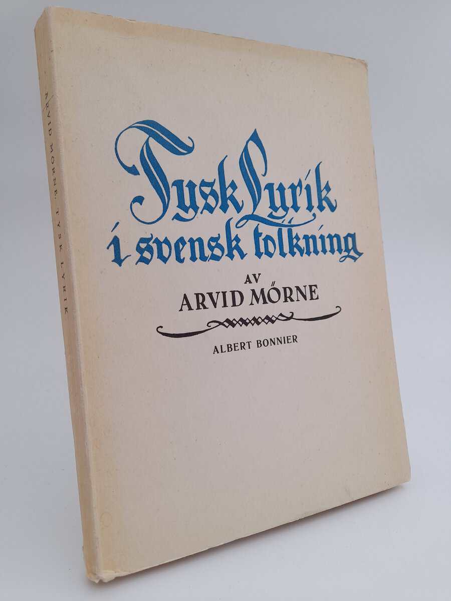Arvid Mörne : Tysk lyrik