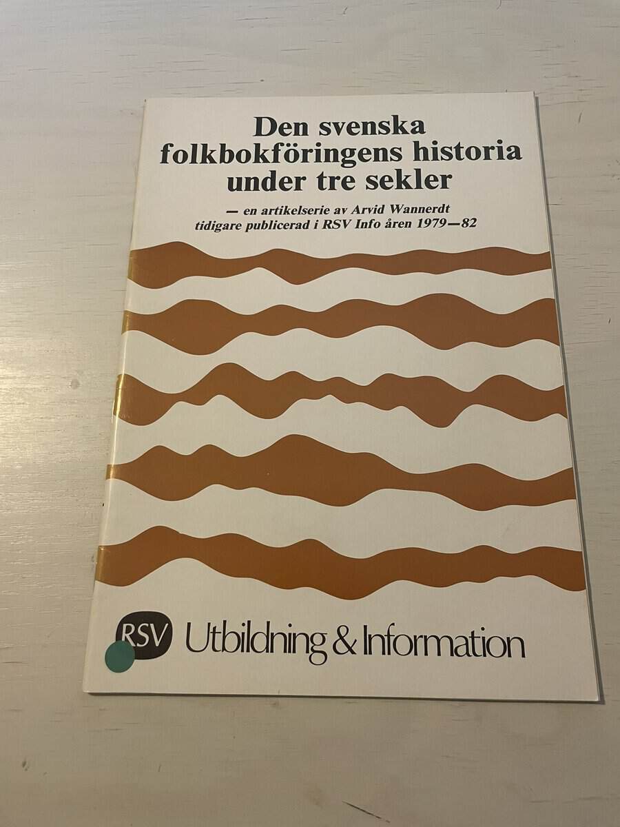 Arvid Wannerdt : Den svenska folkbokföringens historia under tre sekler