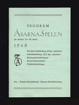 Åsarna Idrottsklubb ; Åsarna Skytteförening : Program Åsarna-Spelen