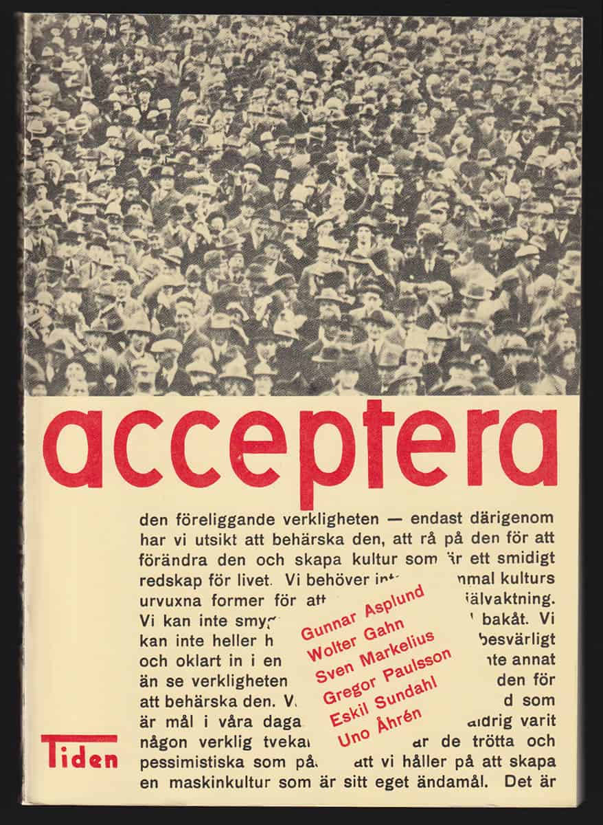 Asplund, Gunnar  med flera : Acceptera