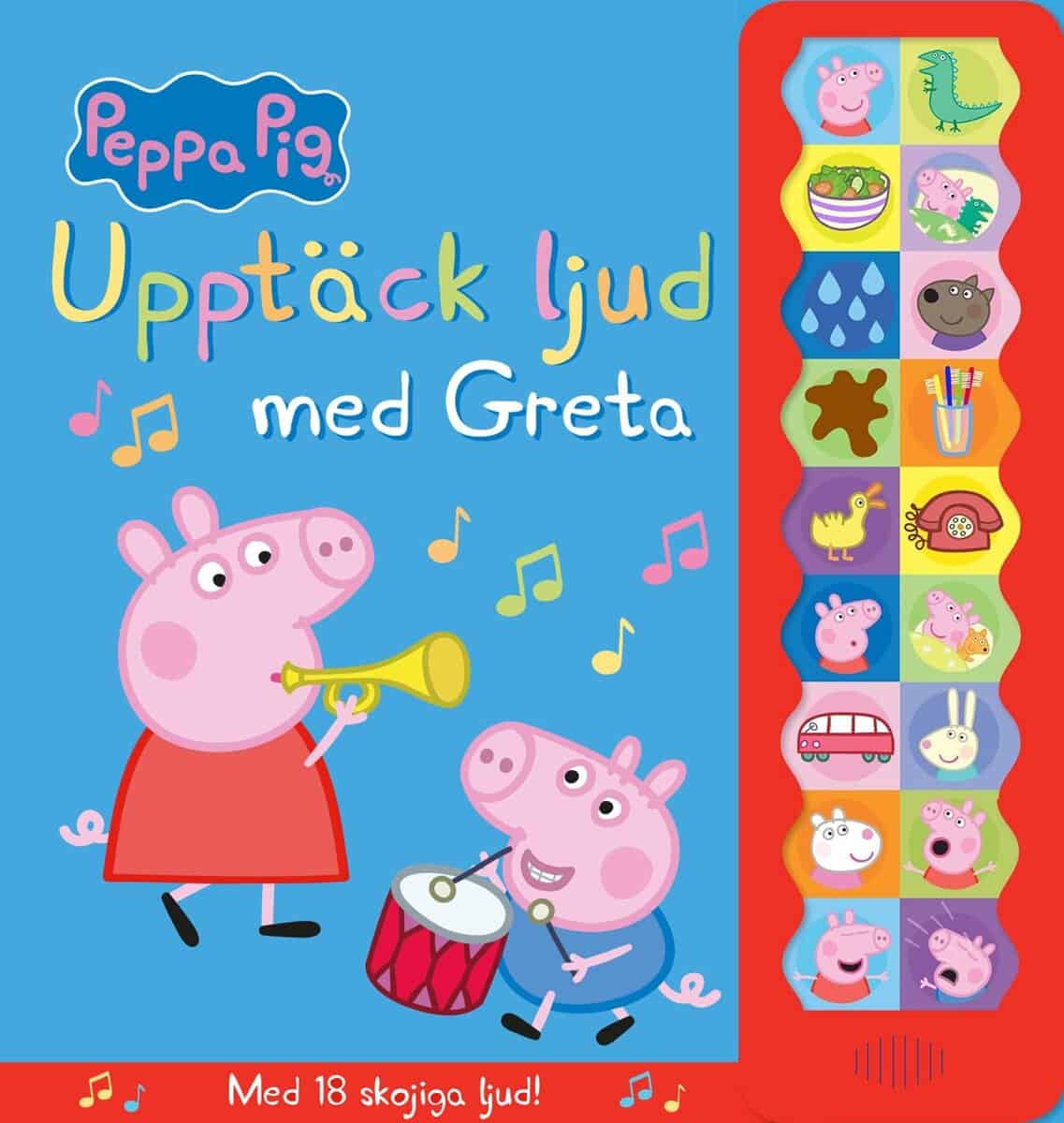 Astley, Neville ; Baker, Mark : Upptäck ljud med Greta : Med 18 skojiga ljud