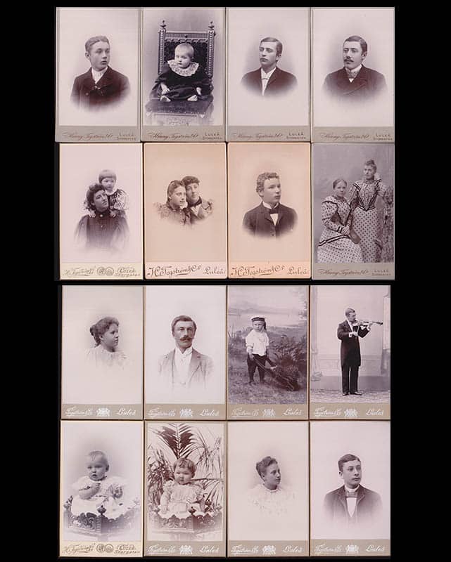 [Ateljéfotografi ; Kabinettfotografi ; 20 st] : Henny Tegström (1872-1943) Luleå (fotograf)