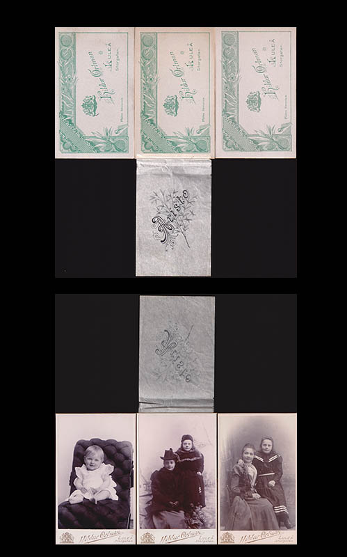 [Ateljéfotografi ; Kabinettfotografi ; 4 st] : Hildur Ortman (1860-1943) Luleå (fotograf)