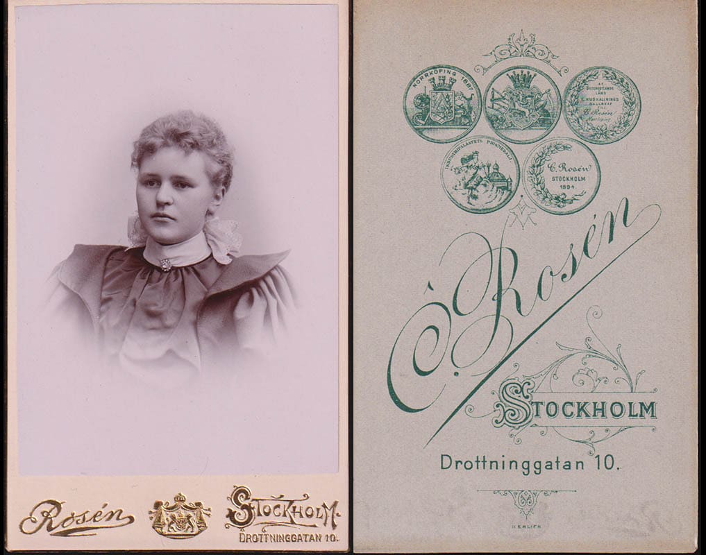 Carl Rosén (1855-1908) Drottninggatan 10 Stockholm (fotograf)
