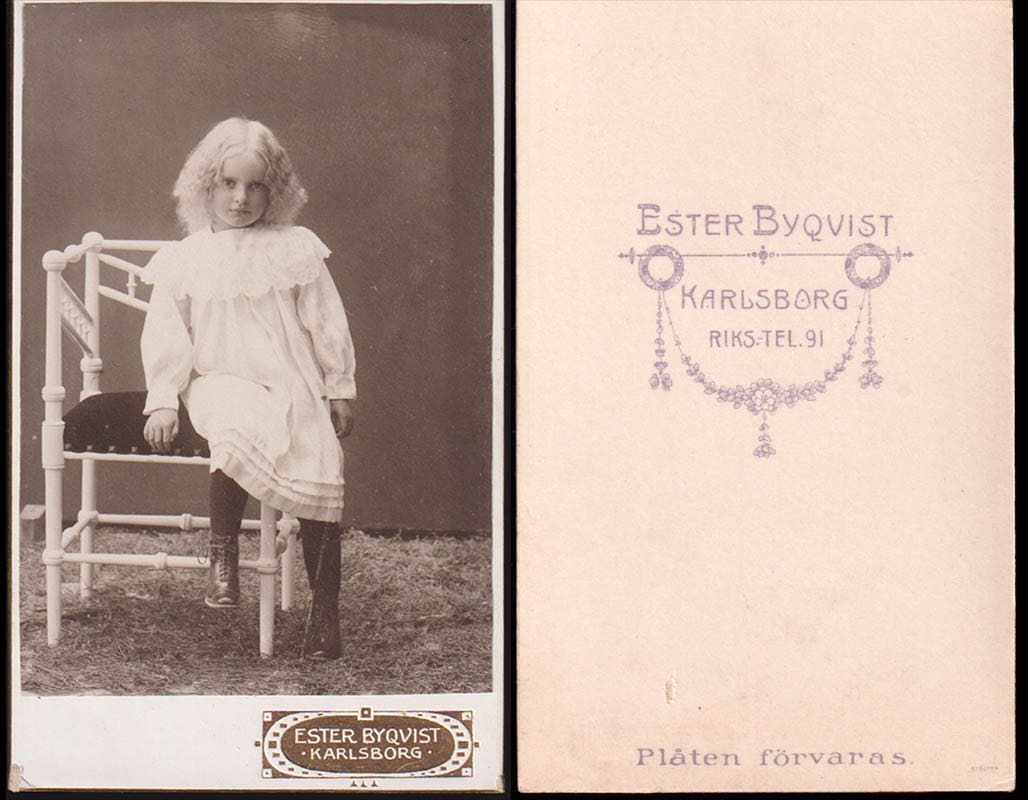 Ester Byqvist (1883-1954) Karlsborg (fotograf)