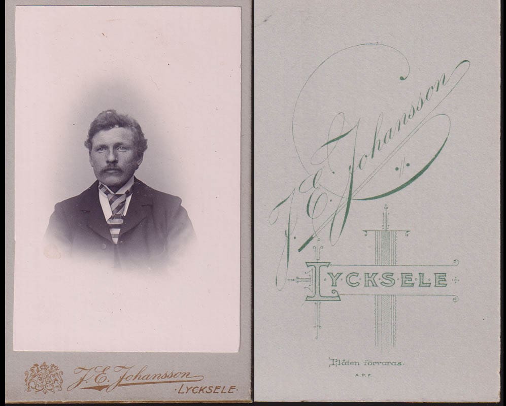 Johan Edvin Johansson (1887-1932) Lycksele (fotograf)