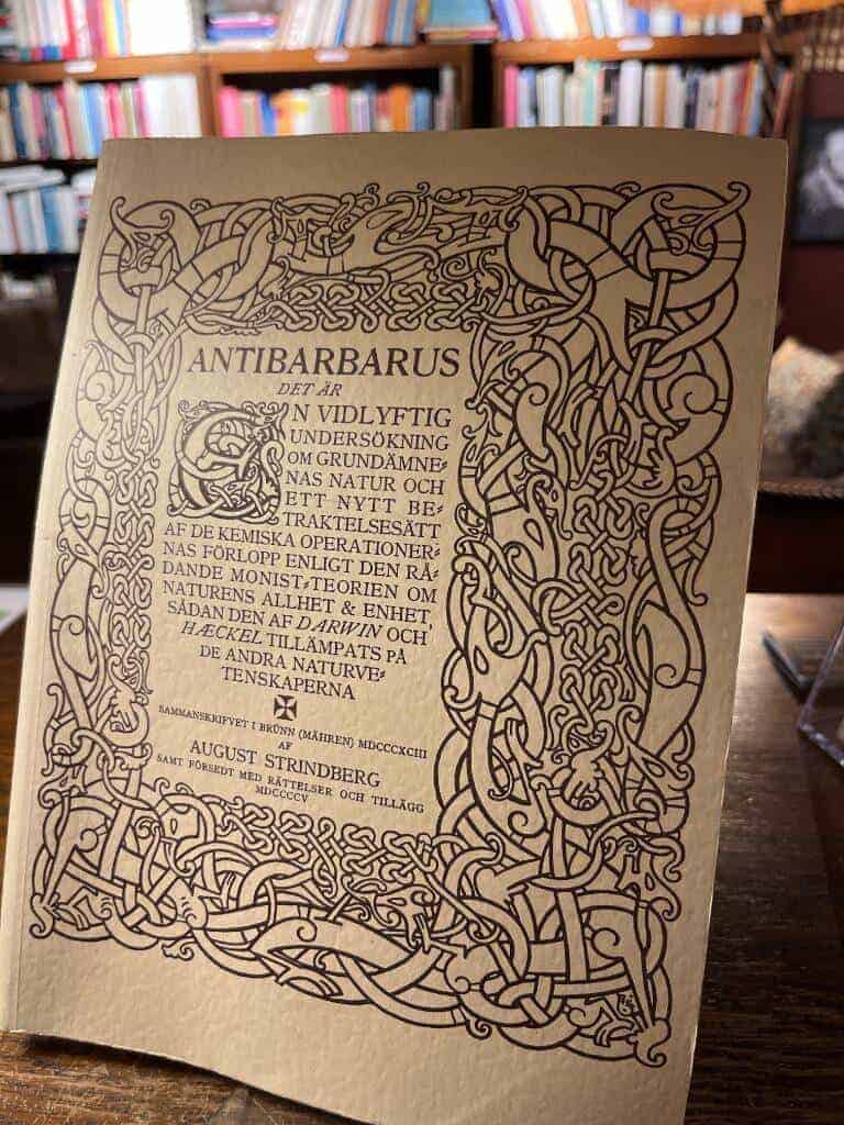 August Strindberg : Antibarbarus