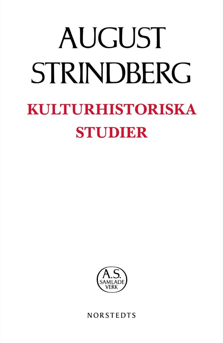 August Strindberg : Kulturhistoriska Studier
