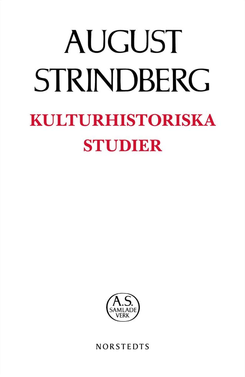 August Strindberg : Kulturhistoriska Studier