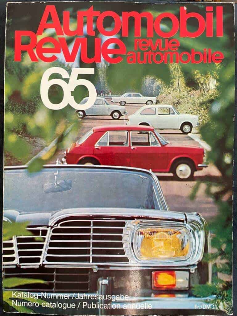Automobil Revue 1965 Revue Automobile 1965