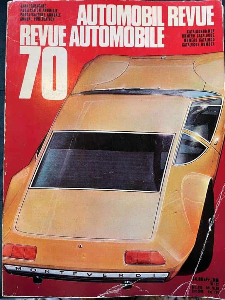 Automobil Revue 1970 Revue Automobile 1970