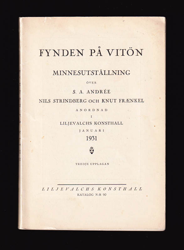 Axel Edström : Fynden på Vitön